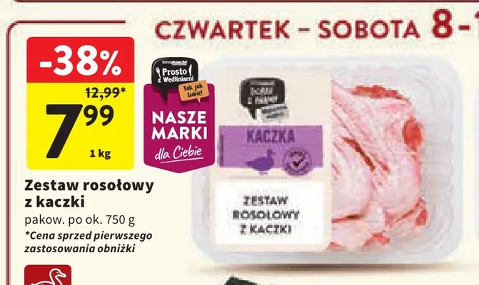 Zestaw rosołowy z kaczki promocja w Intermarche