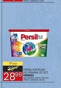 Kapsułki do prania Persil promocja w Wafelek