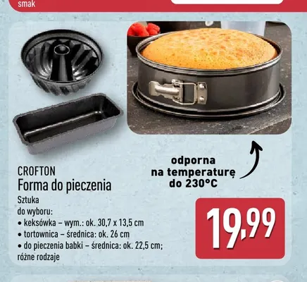 Forma do pieczenia babki Crofton promocja w Aldi