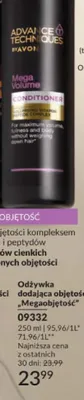 Odżywka dodająca objętości Megaobjętość Advance Techniques by Avon Mega Volume promocja w AVON