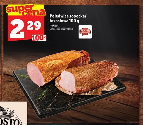 Polędwica łososiowa Pekpol promocja w TOPAZ