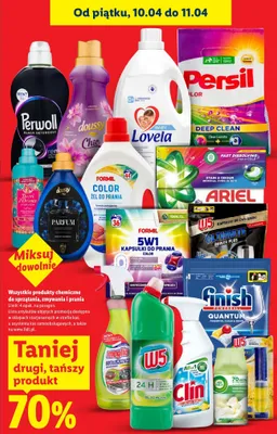 Wszystkie produkty chemiczne do sprzątania, zmywania i prania promocja w Lidl