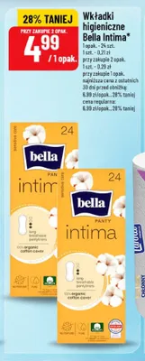 Wkładki higieniczne Bella Intima promocja w POLOmarket