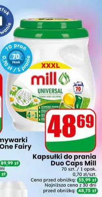 Kapsułki do prania Mill Duo Caps promocja w Dino