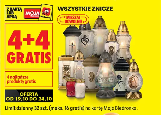 Znicze promocja w Biedronka