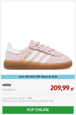 Sneakersy Adidas Spezial promocja w eobuwie.pl