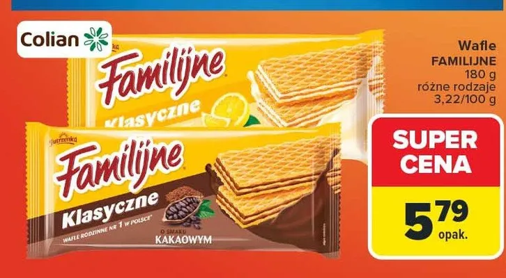 Wafle różne rodzaje promocja w Carrefour