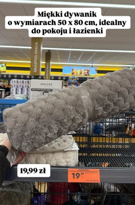 Dywanik łazienkowy 50x80 cm promocja w Biedronka