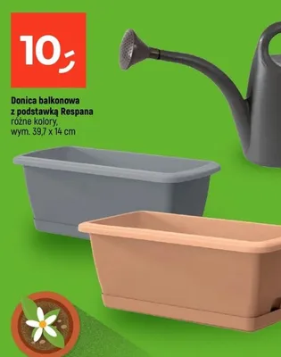 Donica balkonowa z podstawką Respana promocja w Dealz
