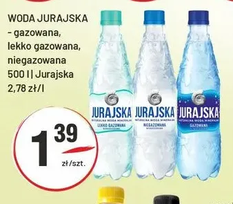 Woda niegazowana Jurajska promocja w Sedal
