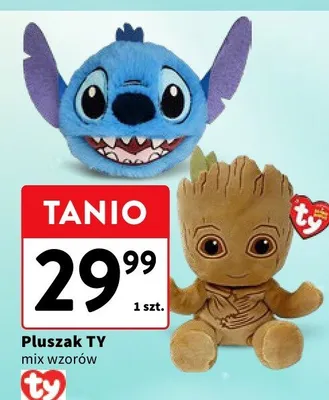 Pluszak TY mix wzorów promocja w Intermarche