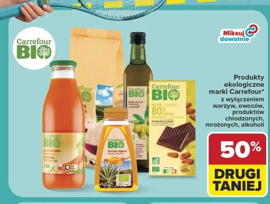 Produkty ekologiczne Carrefour Bio promocja w Carrefour