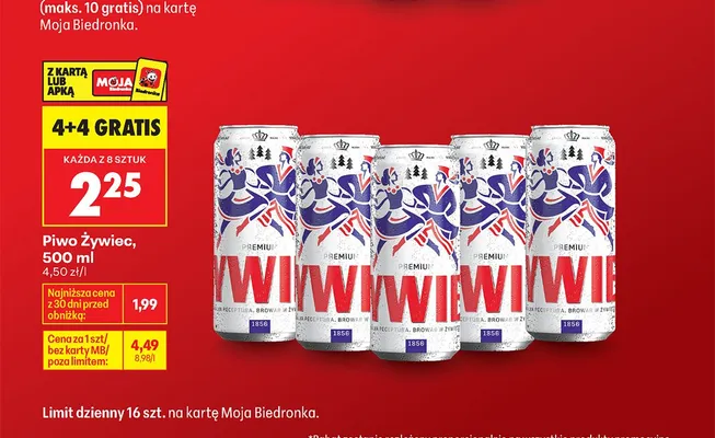 Piwo Żywiec promocja w Biedronka