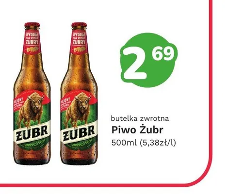 Piwo Żubr promocja w Limonka