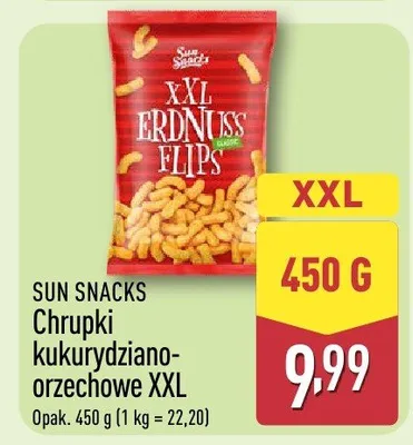 Chrupki kukurydziano-orzechowe XXL promocja w Aldi