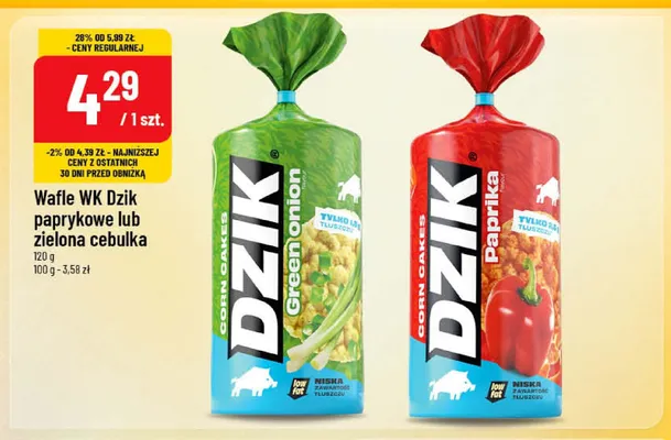 Wafle WK Dzik promocja w POLOmarket
