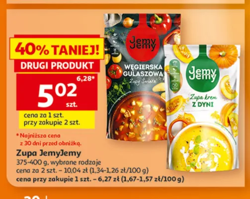Zupa węgierska gulaszowa JemyJemy promocja w Auchan