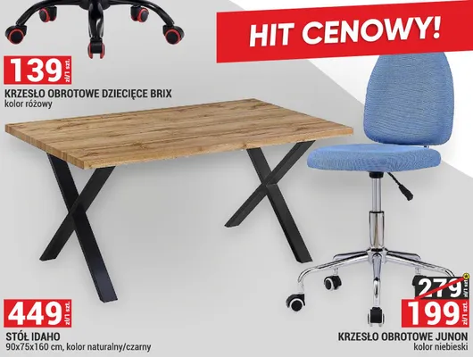 Krzesło obrotowe Junon promocja w Merkury Market