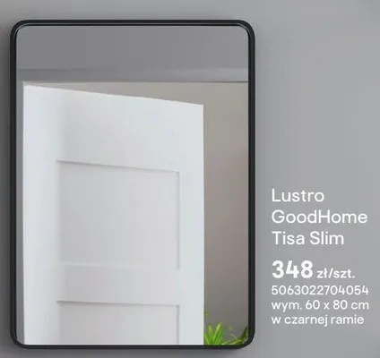 Lustro GoodHome Tisa Slim promocja w Castorama