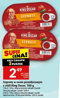 Szproty w sosie pomidorowym z chili promocja w Twój Market