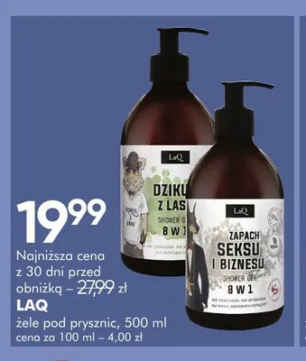 Żel pod prysznic Zapach seksu i biznesu LaQ promocja w Super-Pharm