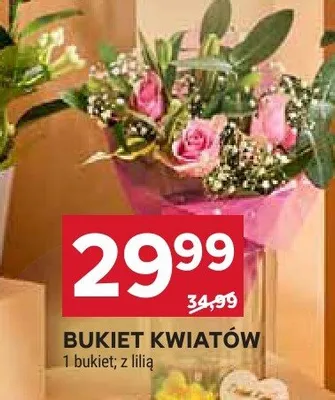 Bukiet kwiatów promocja w Stokrotka