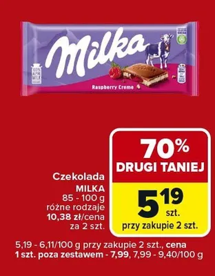 Czekolada raspberry creme promocja w Carrefour Express