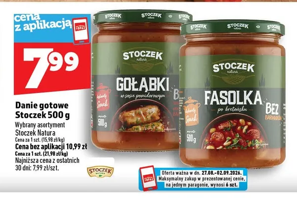 Danie gotowe Stoczek Fasolka po bretońsku promocja w TOPAZ