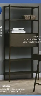 Regał Lindved promocja w Jysk