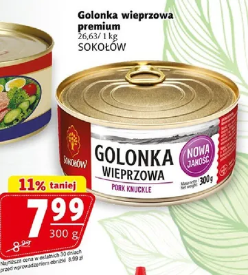 Golonka wieprzowa premium Sokołów promocja w Prim Market