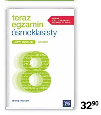 Książka Teraz egzamin ósmoklasisty Język Angielski Arkusze Nowa Era promocja w Empik