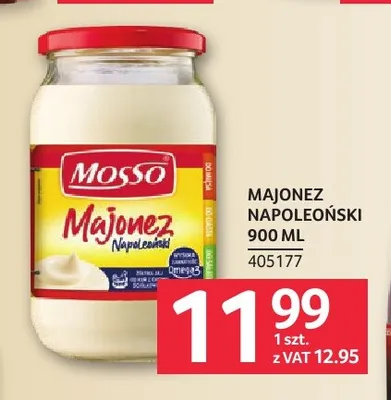 Majonez Napoleoński Mosso promocja w Selgros