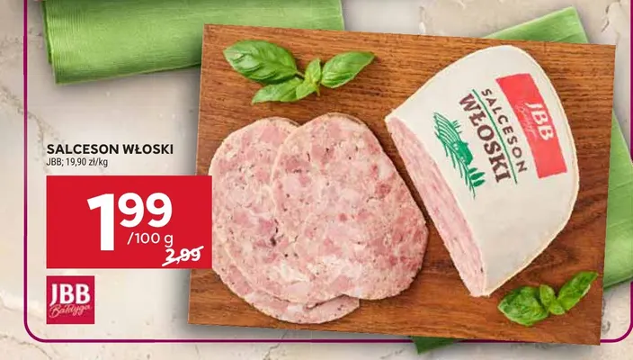 Salceson włoski JBB promocja w Stokrotka
