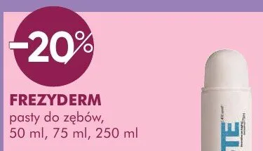 Pasta do zębów FREZYDERM wybielająca pasta do zębów, niebieska promocja w Makro