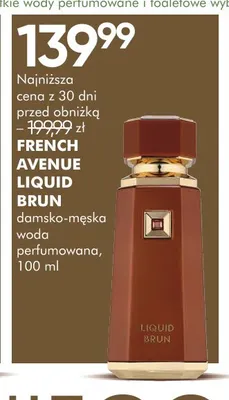 Damsko-męska woda perfumowana French Avenue Liquid Brun promocja w Super-Pharm