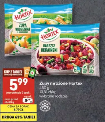 Zupy mrożone promocja w Delikatesy Centrum