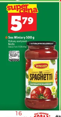 Sos Winiary promocja w TOPAZ