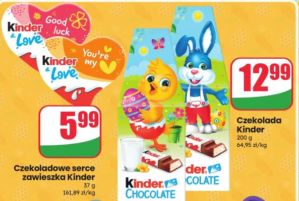 Czekoladowe serce zawieszka promocja w Dino