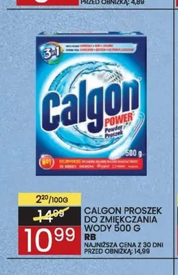 Proszek do zmiękczania wody Calgon promocja w Wafelek