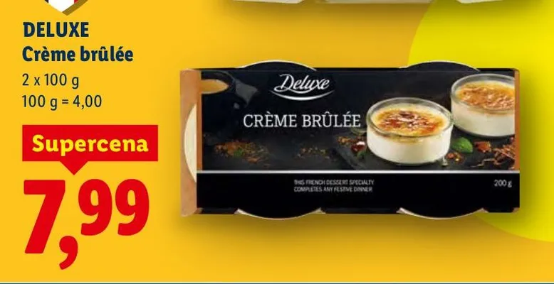 Crème brûlée promocja w Lidl