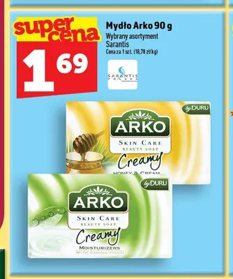 Mydło Arko Creamy Moisturizers promocja w TOPAZ