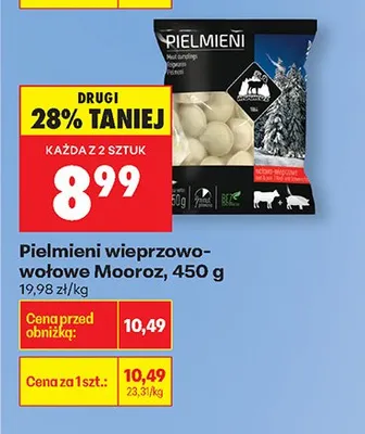 Pielmieni wieprzowo-wołowe promocja w Biedronka