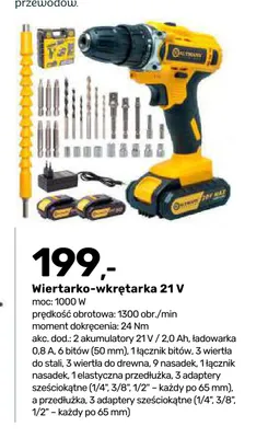 Wiertarko-wkrętarka Baltmann 21V promocja w Bricomarche
