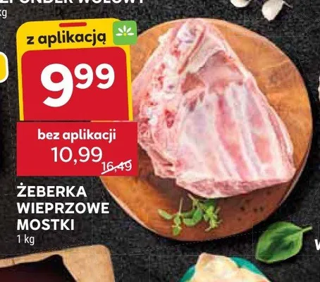 Żeberka wieprzowe mostki promocja w Stokrotka