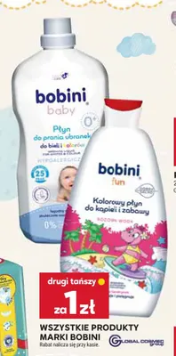 Płyn do prania ubranek do bieli i kolorów Bobini Baby promocja w Stokrotka