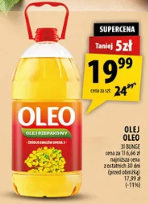 Olej rzepakowy promocja w Arhelan