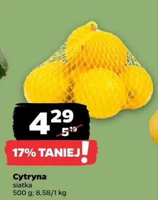 Cytryna siatka promocja w Netto
