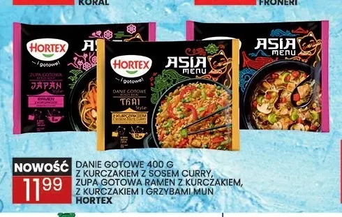 Danie gotowe z kurczakiem z sosem curry Hortex promocja w Wafelek