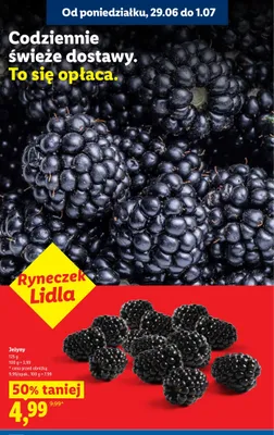 Jeżyny Ryneczek Lidla promocja w Lidl