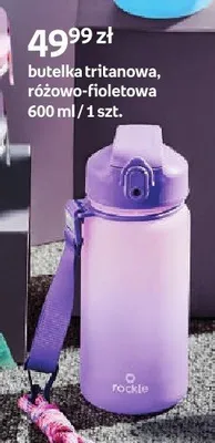 Butelka tritanowa Rockle różowo-fioletowa 600 ml promocja w Empik